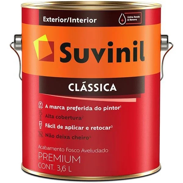 Tinta Suvinil Clássica - 3,6L