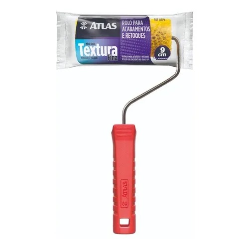 Rolo Textura Fina 110/9 9CM - Atlas
