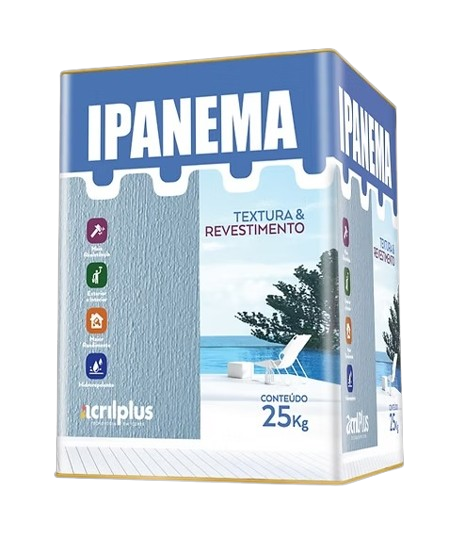 Revestimento Acrílico Textura Ipanema 20Kg e 25Kg - Acrilplus