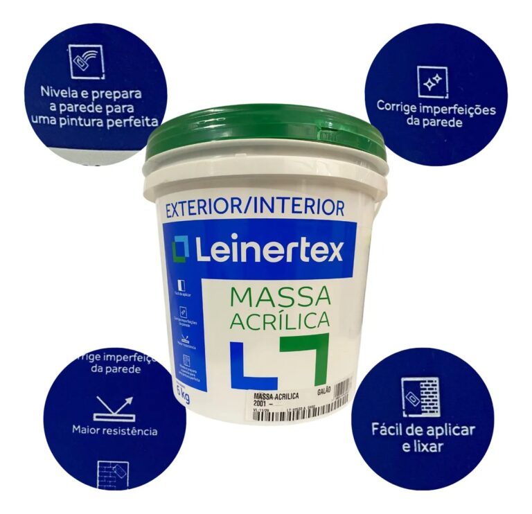Massa Acrílica 6KG - Leinertex