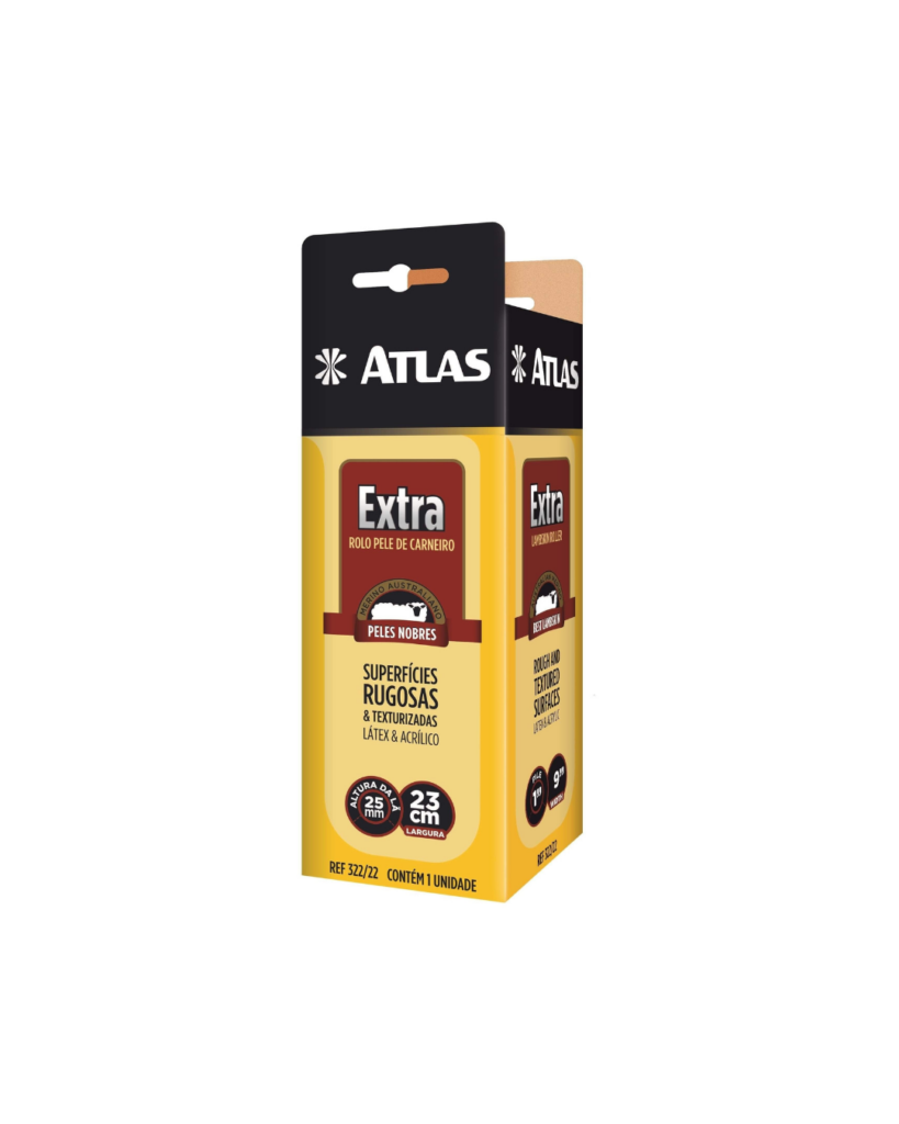 Rolo de Lã Extra 23cm 322/22 - Atlas