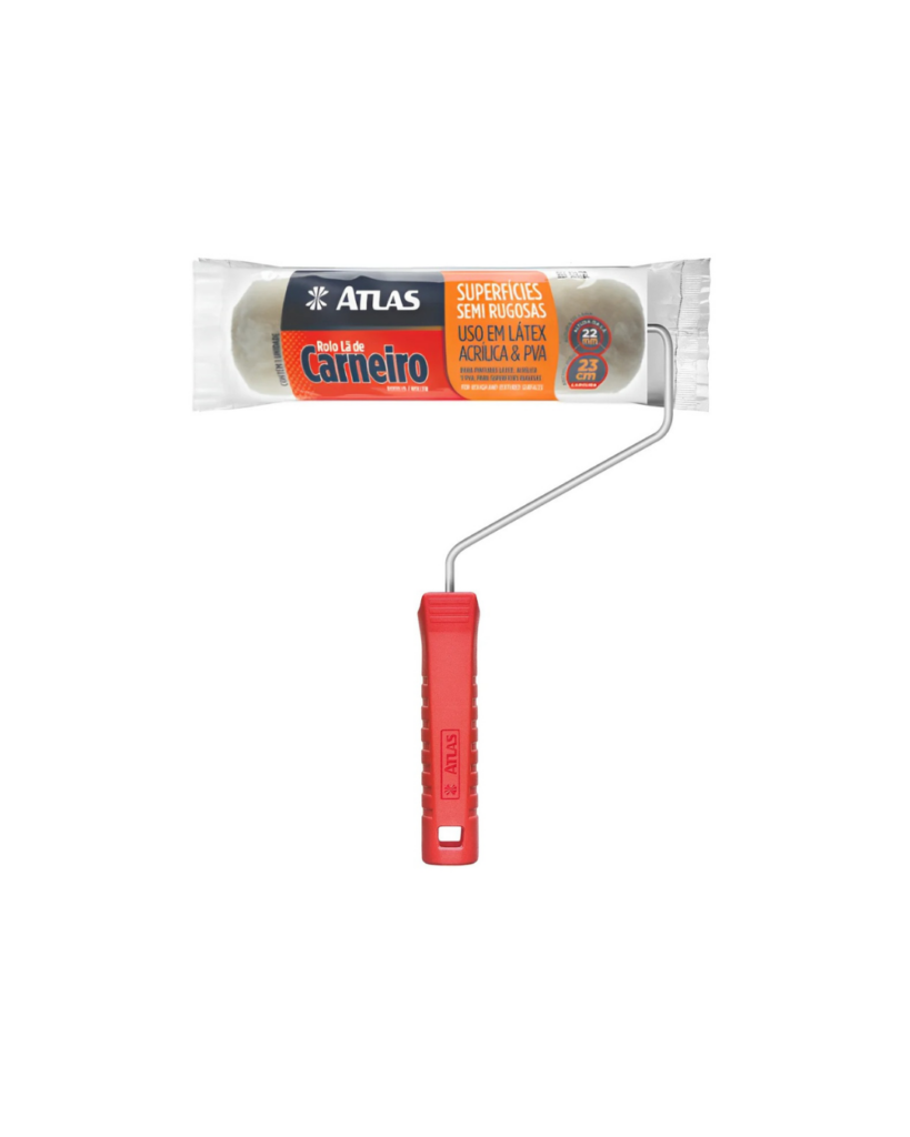 Rolo de Pintura Lã Carneiro 328/22 23cm - Atlas
