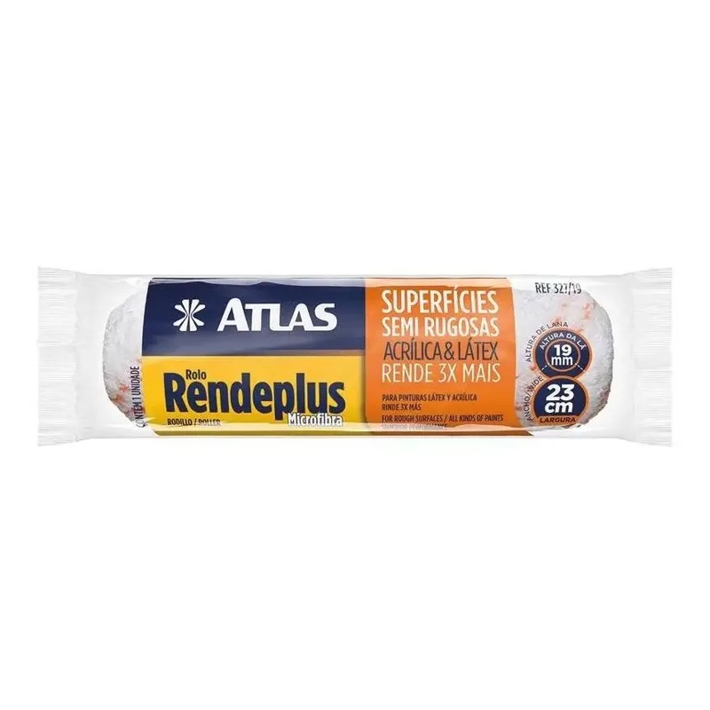 Rolo de Lã Rende Plus 327/19 23cm - Atlas