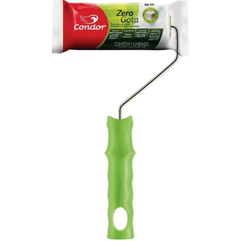 Rolo Pintura Lã Sintética Zero Gota 959 9cm - Condor