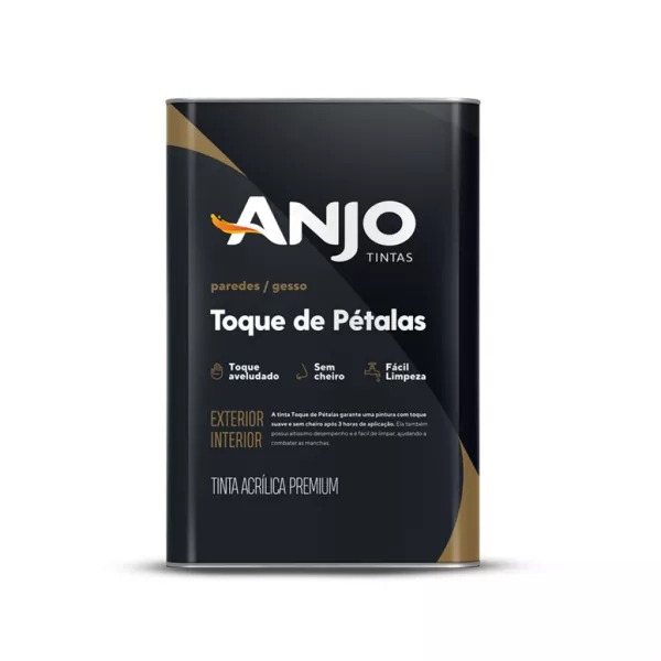 Tinta Acrílica Premium Toque de Pétalas Branco Neve 18lt - Anjo
