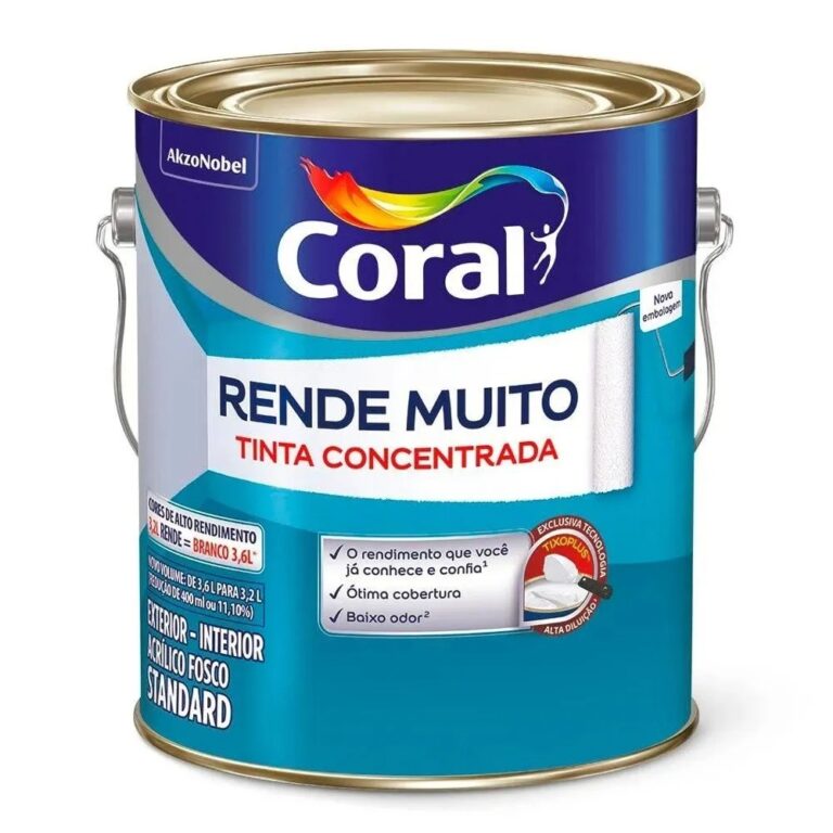 Tinta Acrílica Rende Muito Base PM Fosco 3.2Lt - Coral