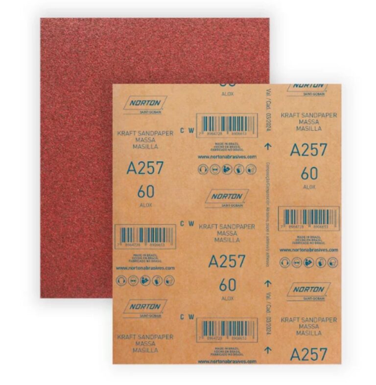 Lixa para Parede A257 Grao 60 – Norton