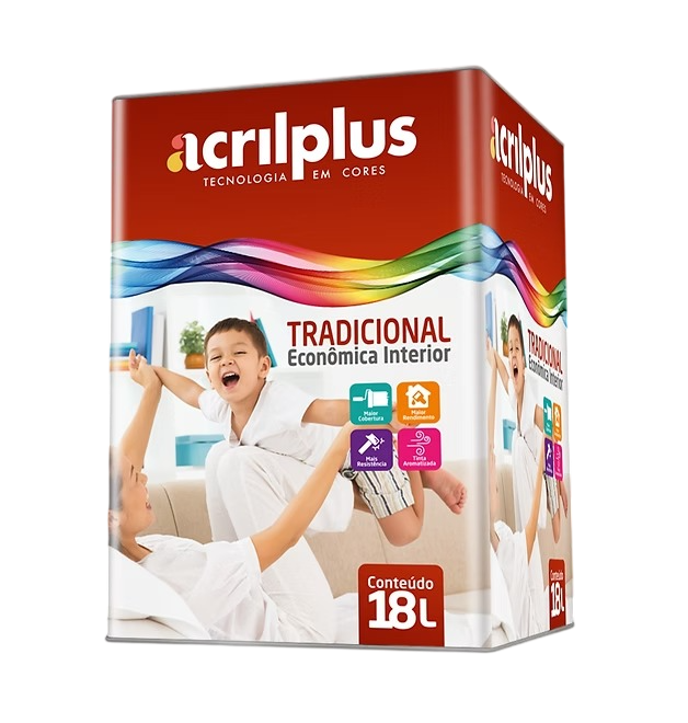 Tinta Acrilcor Caixa 18kg - Acrilplus
