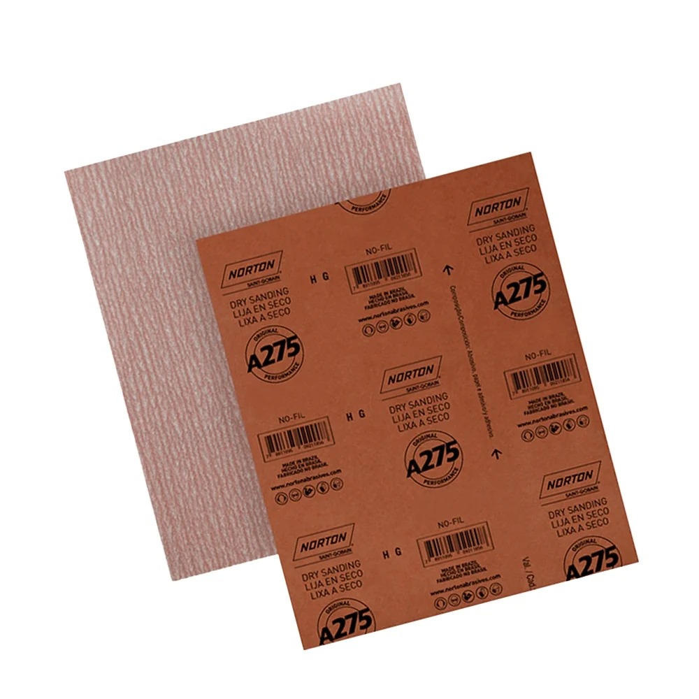 Folha de Lixa Seca A275 180 - Norton